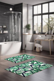 Mijölnir Juego de Alfombrillas de Baño CT-5322 Multicolor